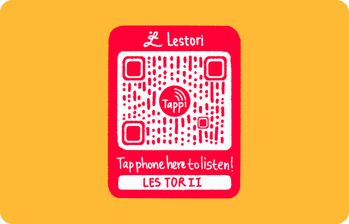 Lestori Red Sticker